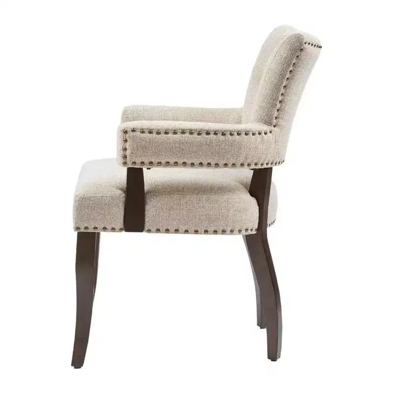 Lot de 2 chaises de salle à manger Brooklyn crème