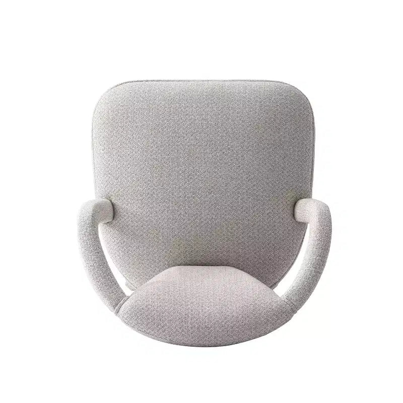 Fauteuil de salle à manger moderne rembourré en tweed Palmer de Manhattan Comfort, coloris Silver Lining
