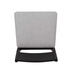Powell Cadence, chaise de salle à manger capitonnée, noire