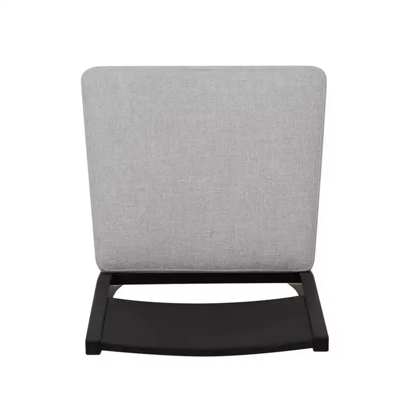 Powell Cadence, chaise de salle à manger capitonnée, noire