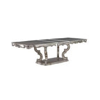63.78" Ariadne Dining Table Antique Platinum Finish - Acme Furniture