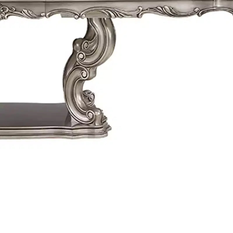 Table de salle à manger Ariadne 162 cm, finition platine antique - Acme Furniture