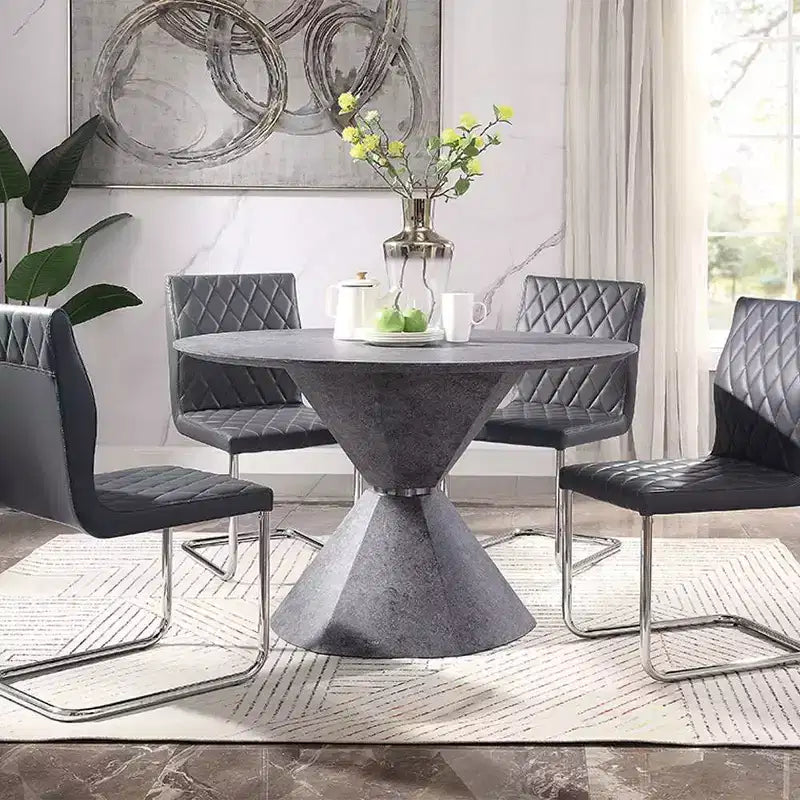 Acme Furniture Table de salle à manger Ansonia aspect béton