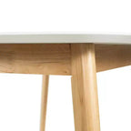 Table de salle à manger Christopher Knight Home Nyala en bois de chêne blanc/chêne naturel
