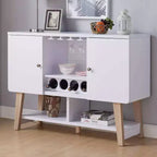 Sfax Ensemble de buffet 4 bouteilles blanc - miBasics