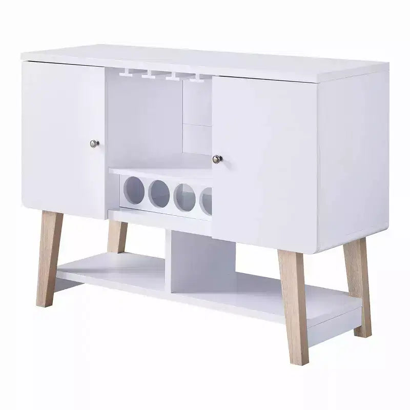 Sfax Ensemble de buffet 4 bouteilles blanc - miBasics
