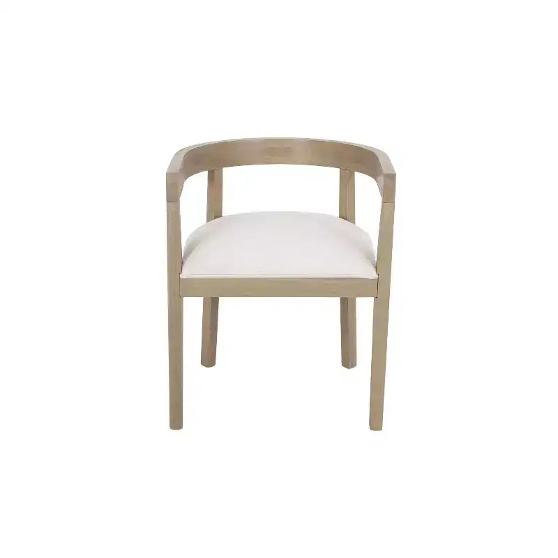 Christopher Knight Home Jasmine, ensemble de salle à manger contemporain 7 pièces avec chaises en bois d'hévéa rembourrées, naturel/beige