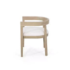Christopher Knight Home Jasmine, ensemble de salle à manger contemporain 7 pièces avec chaises en bois d'hévéa rembourrées, naturel/beige