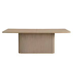 Christopher Knight Home Jasmine, ensemble de salle à manger contemporain 7 pièces avec chaises en bois d'hévéa rembourrées, naturel/beige