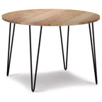 45" Moreno Round Dining Table Natural - WyndenHall