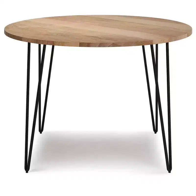 Table à manger ronde Moreno 45 po, naturelle - WyndenHall