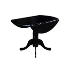 Ensemble de 5 tables doubles de 42 po avec 4 chaises style « Schoolhouse » Noir - International Concepts
