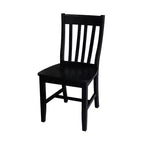 Ensemble de 5 tables doubles de 42 po avec 4 chaises style « Schoolhouse » Noir - International Concepts