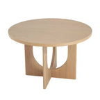 Christopher Knight Home Naomi Table à manger ronde rustique en bois de 48 po avec pieds entrecroisés, couleur naturelle
