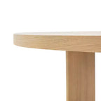 Christopher Knight Home Naomi Table à manger ronde rustique en bois de 48 po avec pieds entrecroisés, couleur naturelle