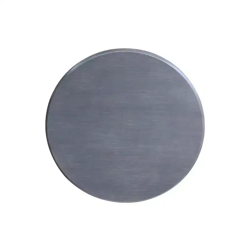 Table à piédestal ronde Ronin de 73,6 cm (29 po) hauteur salle à manger blanc/gris chiné – International Concepts : Bois massif, petit espace