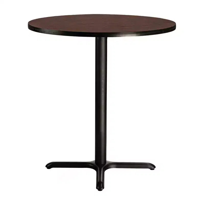 Table à manger ronde à hauteur de comptoir avec plateau composite 36" - Hampden Furnishings : Table de cuisine, Base en acier