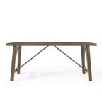 Fairgreens Farmhouse Wood Dining Table Antique Brown - Christopher Knight Home