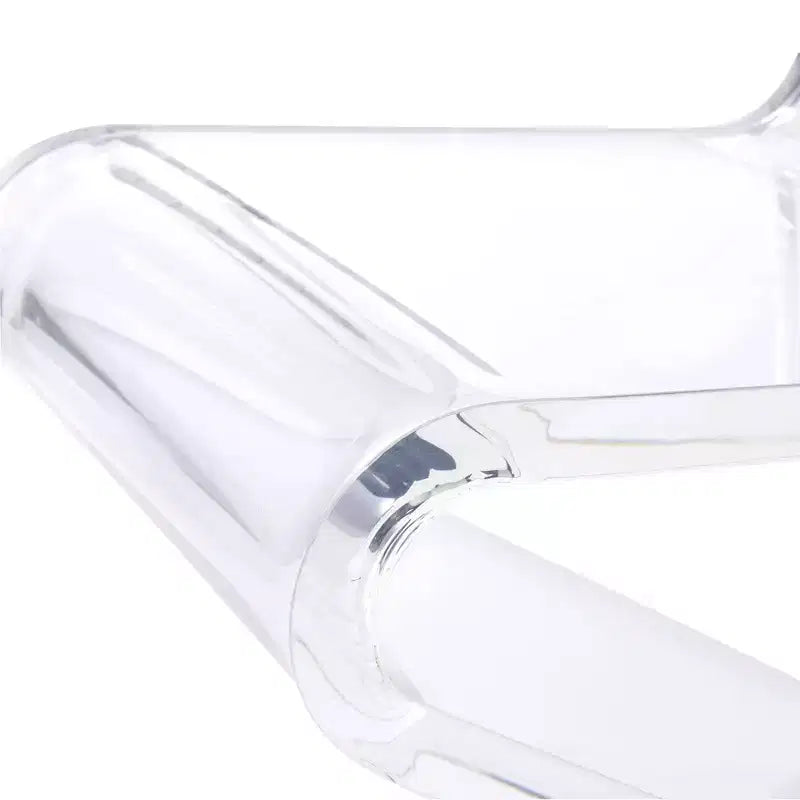 Chaise Z en acrylique transparent Peek – Picket House Furnishings : chaise moderne en Plexiglas sans accoudoirs, sans coussin