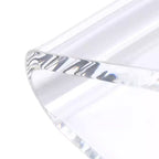 Chaise Z en acrylique transparent Peek – Picket House Furnishings : chaise moderne en Plexiglas sans accoudoirs, sans coussin