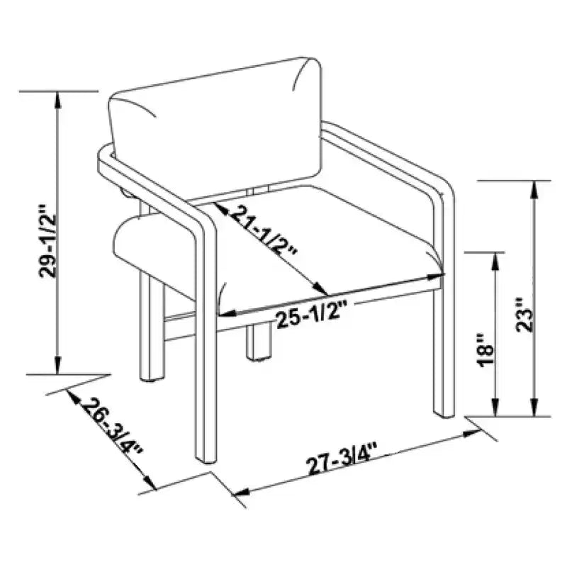 Fauteuil d'appoint en chêne très lustré Rouille - Threshold™ conçu avec Studio McGee