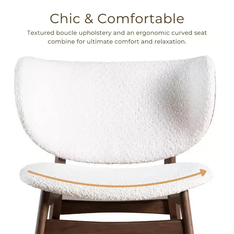 MAISON : Intérieur + Extérieur – Ensemble de 2 tables d'appoint River Run de style Mid-Century Modern avec chaise – Noyer