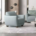 Fauteuil Valeria 33" en cuir vert - Acme Furniture : revêtement moderne en polyester, pieds carrés en bois