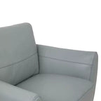 Fauteuil Valeria 33" en cuir vert - Acme Furniture : revêtement moderne en polyester, pieds carrés en bois