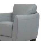 Fauteuil Valeria 33" en cuir vert - Acme Furniture : revêtement moderne en polyester, pieds carrés en bois