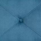 Causeuse Harper en velours bleu Lifestyle Solutions