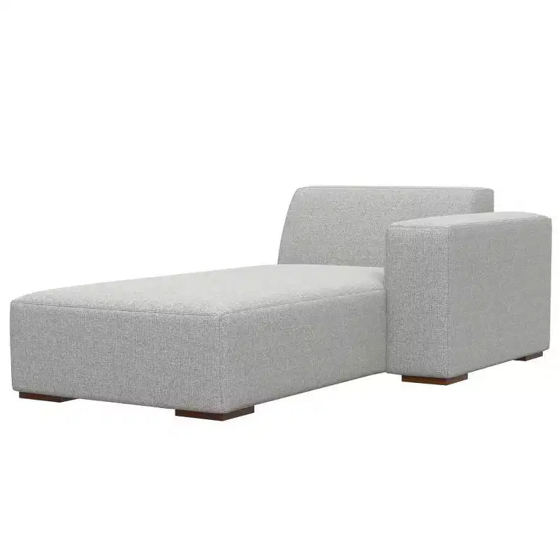 WyndenHall Biggs Right Chaise Module Pale Gray
