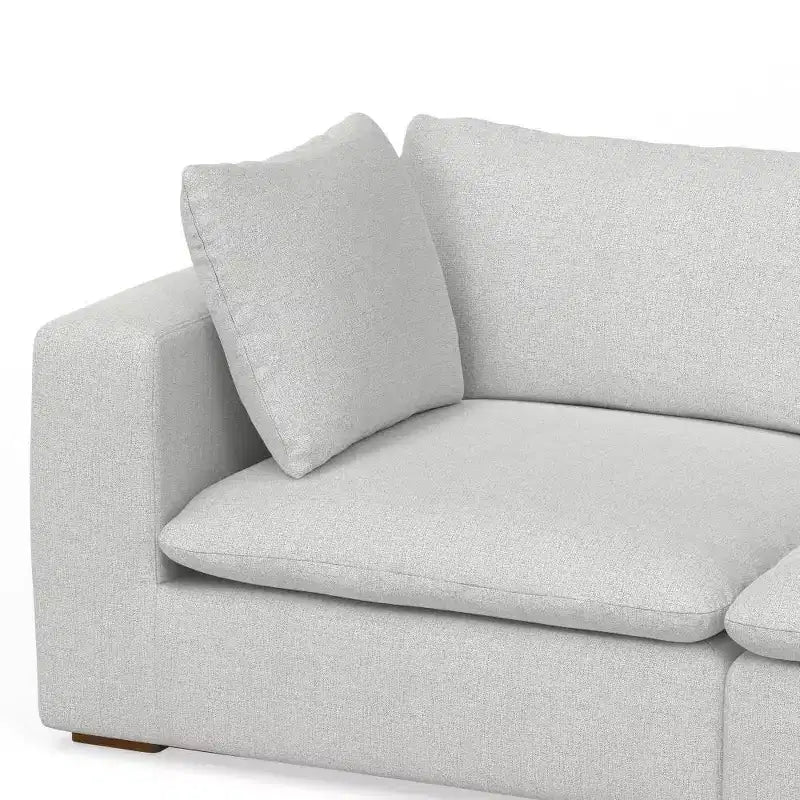 Canapé 3 places et pouf WyndenHall Marlee gris nuage