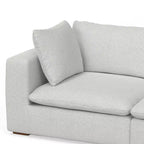 Canapé 3 places et pouf WyndenHall Marlee gris nuage