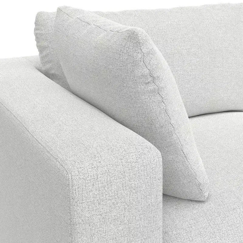 Canapé 3 places et pouf WyndenHall Marlee gris nuage