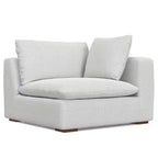 Canapé 3 places et pouf WyndenHall Marlee gris nuage