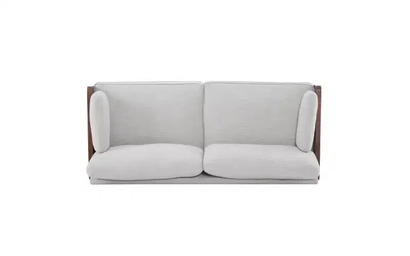 Christopher Knight Home Ella Canapé Moderne Rembourré 3 Places 182 cm à Cadre en Bois avec Coussins Décoratifs Beige
