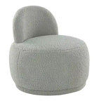 LumiSource Kimi Faux Shearling Accent Chair Green