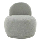 Chaise d'appoint LumiSource Kimi en fausse fourrure de mouton verte