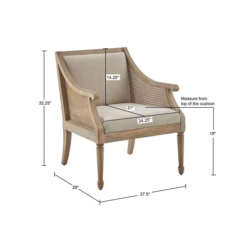 Fauteuil d'appoint Isla - Naturel