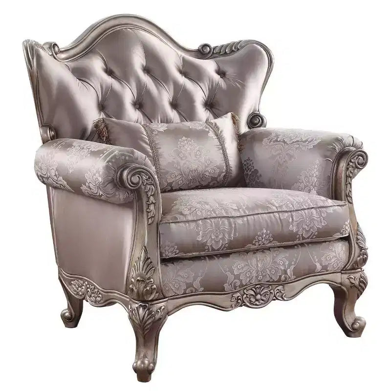 Chaise en tissu Jayceon 45 po champagne - Acme Furniture