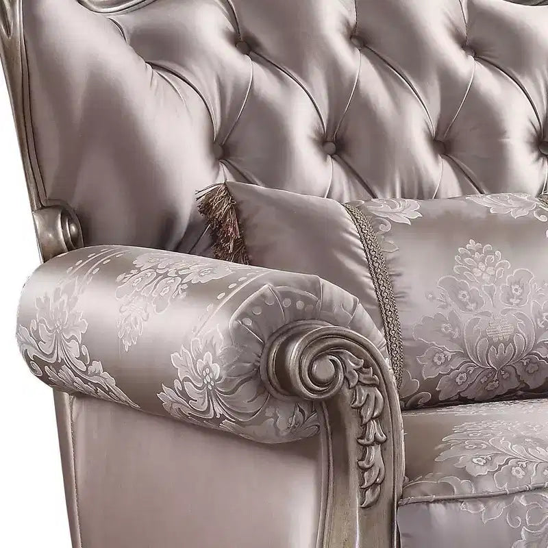 Chaise en tissu Jayceon 45 po champagne - Acme Furniture
