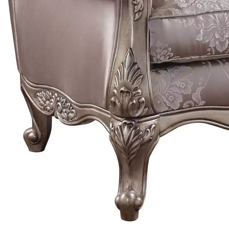 Chaise en tissu Jayceon 45 po champagne - Acme Furniture