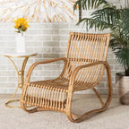 Fauteuil d'appoint en rotin naturel Blanca marron - bali & pari
