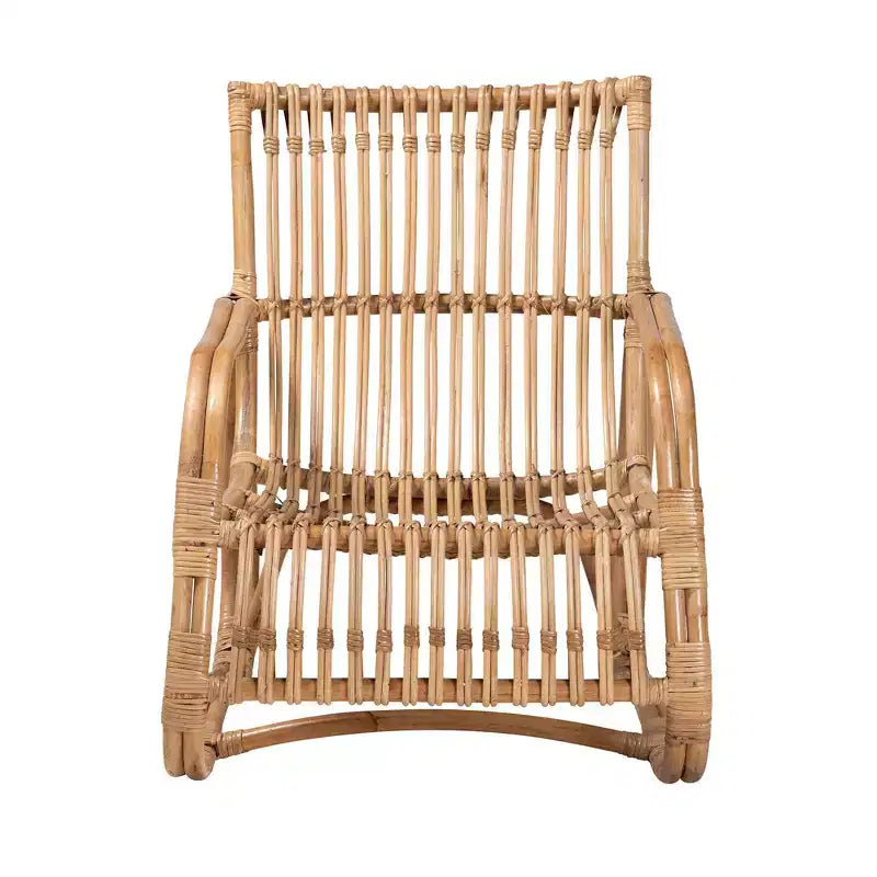 Fauteuil d'appoint en rotin naturel Blanca marron - bali & pari