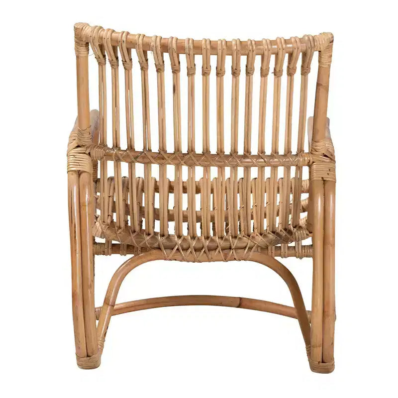 Fauteuil d'appoint en rotin naturel Blanca marron - bali & pari