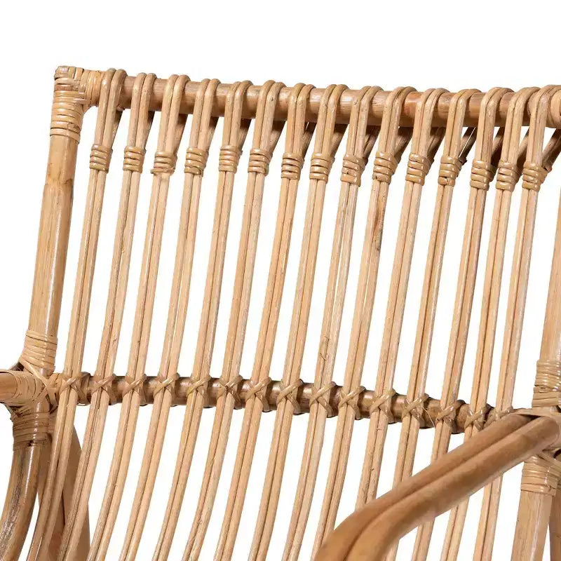 Fauteuil d'appoint en rotin naturel Blanca marron - bali & pari