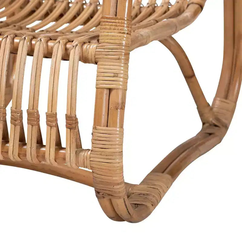 Fauteuil d'appoint en rotin naturel Blanca marron - bali & pari