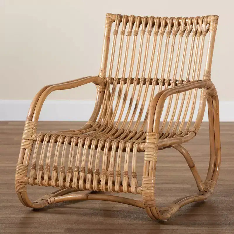 Fauteuil d'appoint en rotin naturel Blanca marron - bali & pari