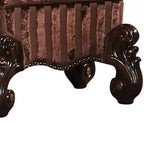 Acme Furniture Versailles Fauteuil d'appoint Tissu/Finition Chêne cerise