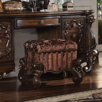 Acme Furniture Versailles Fauteuil d'appoint Tissu/Finition Chêne cerise